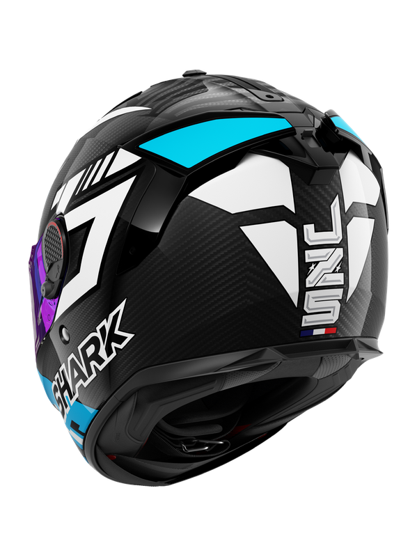 SHARK CASCO SPARTAN GT PRO CARBON ZARCO TRACK RACER Carbon Blanco Azul – 3 – Maximomoto PT