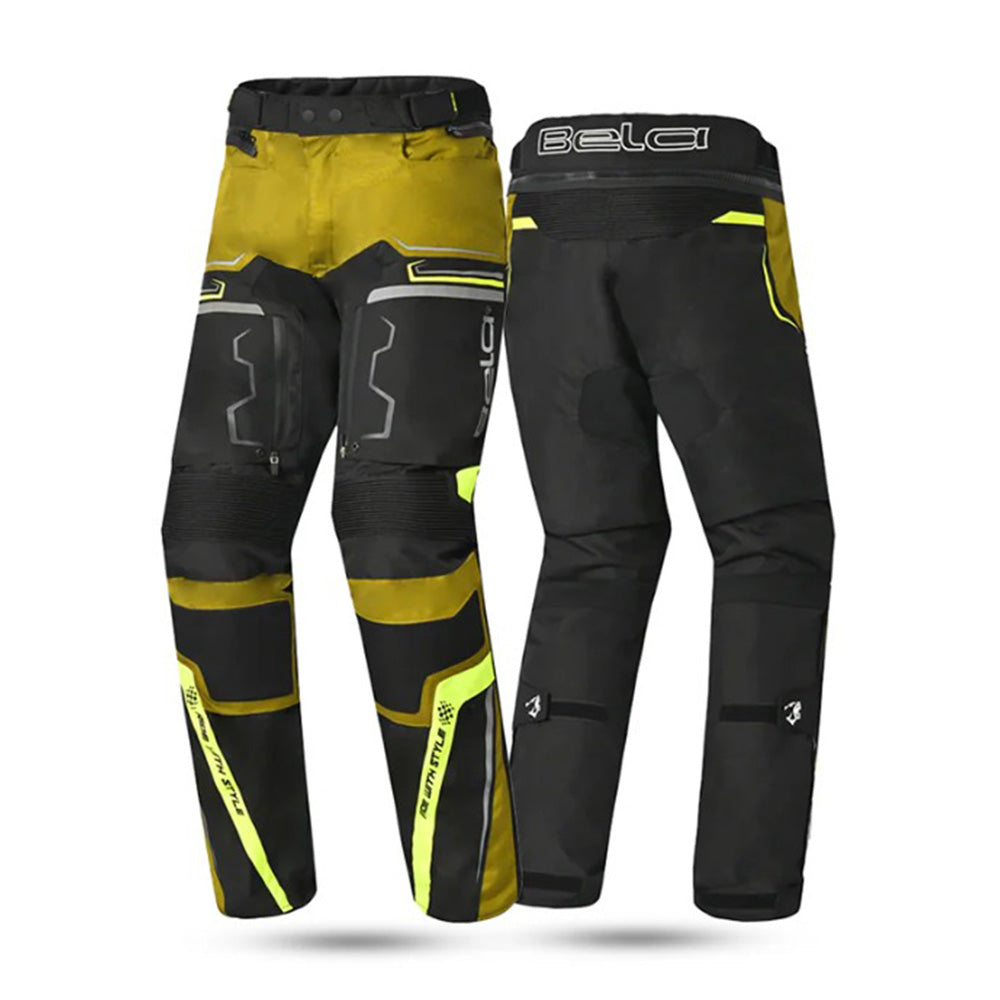 BELA WATSON Moto Textil Calcas Preto Castanho Amarelo Branco – 2 – Maximomoto PT