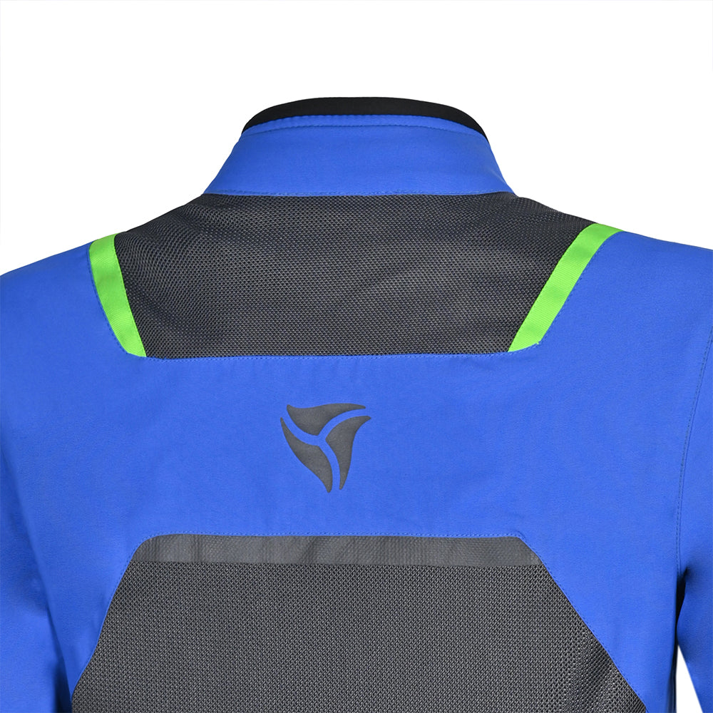 R-TECH SPIRAL MESH Motorcycle Jackets Blue Gray Green – 4 – Maximomoto PT