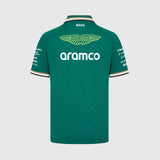 ASTON MARTIN F1 Hombres Rp Equipo Polo Verde