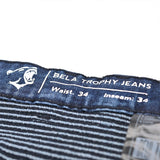 BELA KEVLAR TROPHY Moto Calcas Azul 34L Inseam