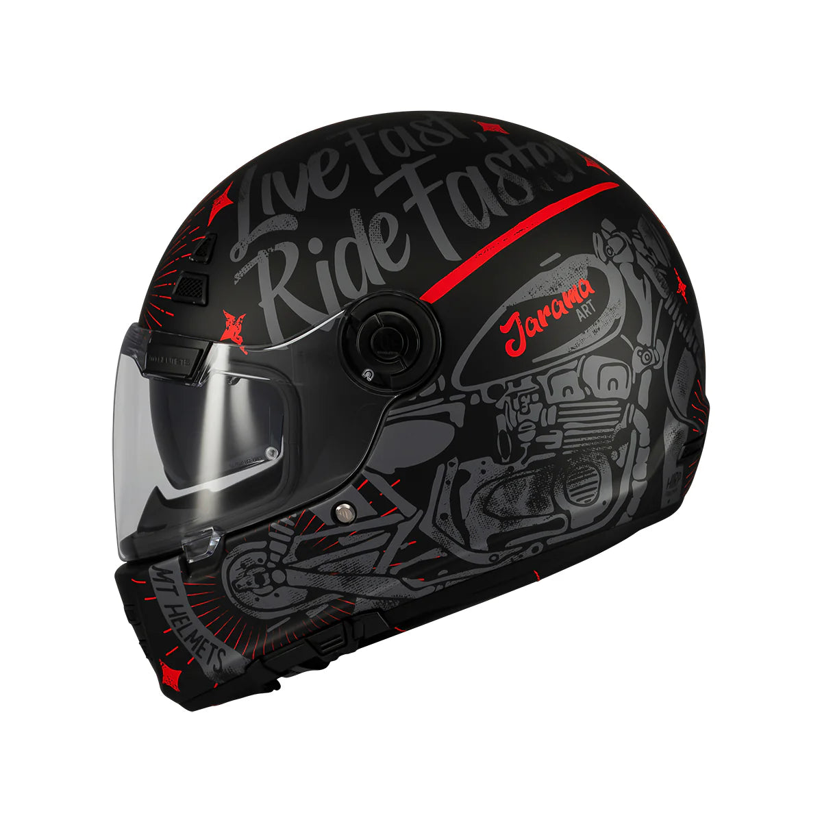 MT JARAMA SV ART E5 CAPACETES INTEGRAL DE MOTO PRETO MATE – 2 – Maximomoto PT