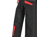 BELA SPRINTER Moto Textil Casaco Preto Vermelho
