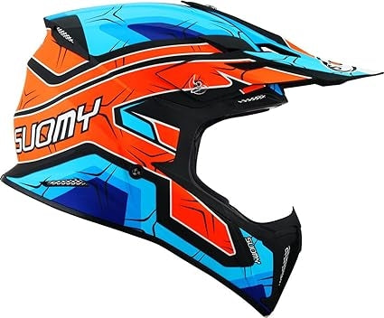 SUOMY-CASCOS X-WING SUBATOMIC MATT ORANGE/BLUE – 4 – Maximomoto PT