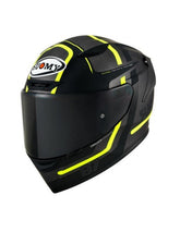 SUOMY-CASCOS TRACK-1 NINETY SEVEN MATT GUN METAL/YELLOW – Maximomoto PT