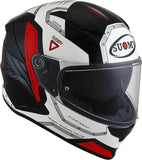 SUOMY-CASCOS SPEED STAR AIRPLANE WHITE/RED