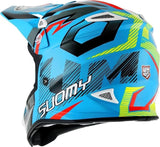 SUOMY-CASCOS MR JUMP UNLEASHED BLUE/YELLOW