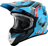 SUOMY-CASCOS MR JUMP UNLEASHED BLUE/YELLOW