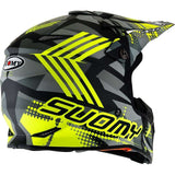 SUOMY-CASCOS MX SPEED PRO SERGEANT MATT GREY/YELLOW FLUO