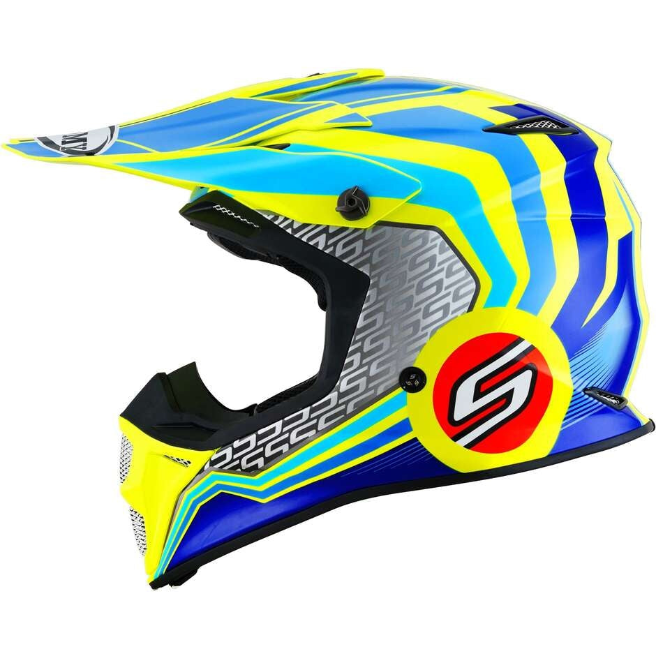 SUOMY-HULLS MX SPEED PRO FORWARD BLUE/YELLOW – 6 – Maximomoto PT
