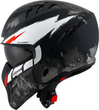 SUOMY-CASCOS ARMOR HI VOLT MATT BLACK/WHITE