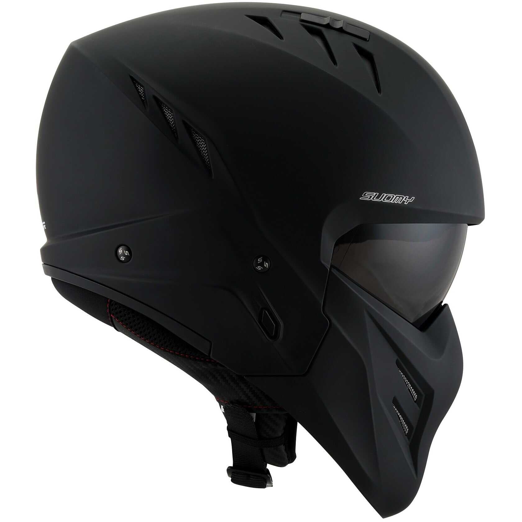 SUOMY-CASCOS ARMOR PLAIN MATT BLACK – 5 – Maximomoto PT