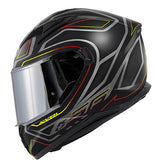 KAPPA - CASCO FULL KV56/NEONNEGRO-MT/ROJO – Maximomoto PT