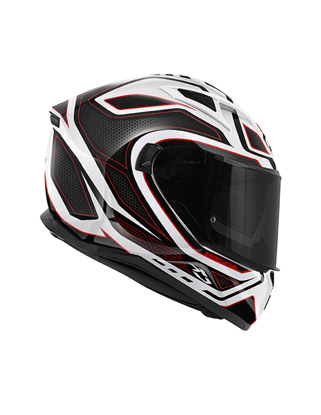 KAPPA - CASCO FULL KV56/NEONBLANCO-BR/RED – 3 – Maximomoto PT