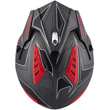 KAPPA - CASCO JET KV45/TRIALD/GEMINI TITANIO-MT/ROJO