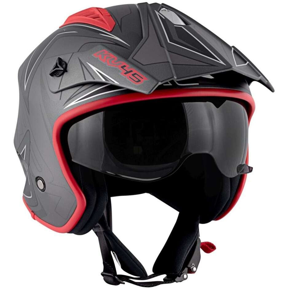 KAPPA - CASCO JET KV45/TRIALD/GEMINI TITANIO-MT/RED – 5 – Maximomoto PT
