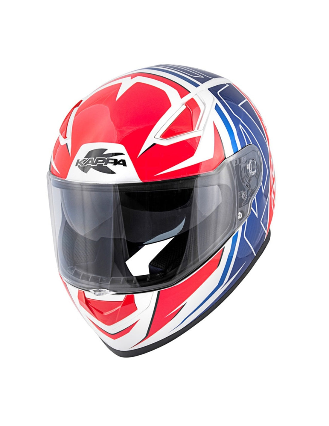 KAPPA - CASCO FULL KV41/DALLAS.D/SIMPLE BLANCO/ROJO – 1 – Maximomoto PT