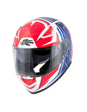 KAPPA - CASCO FULL KV41/DALLAS.D/SIMPLE BLANCO/ROJO