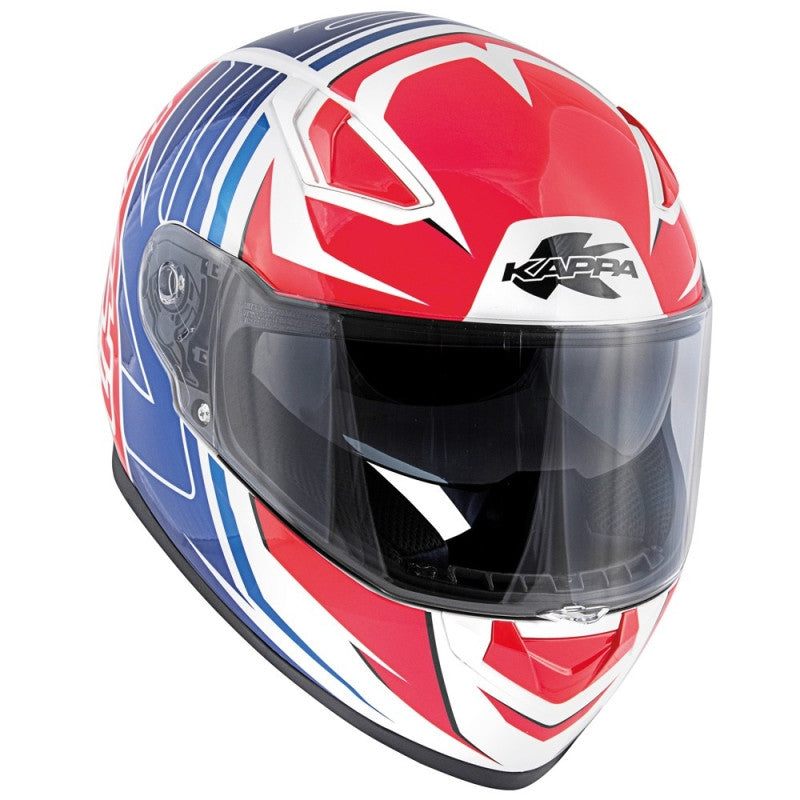 KAPPA - CASCO FULL KV41/DALLAS.D/SIMPLE BLANCO/ROJO – 3 – Maximomoto PT