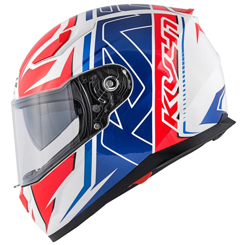 KAPPA - CASCO FULL KV41/DALLAS.D/SIMPLE BLANCO/ROJO – 4 – Maximomoto PT