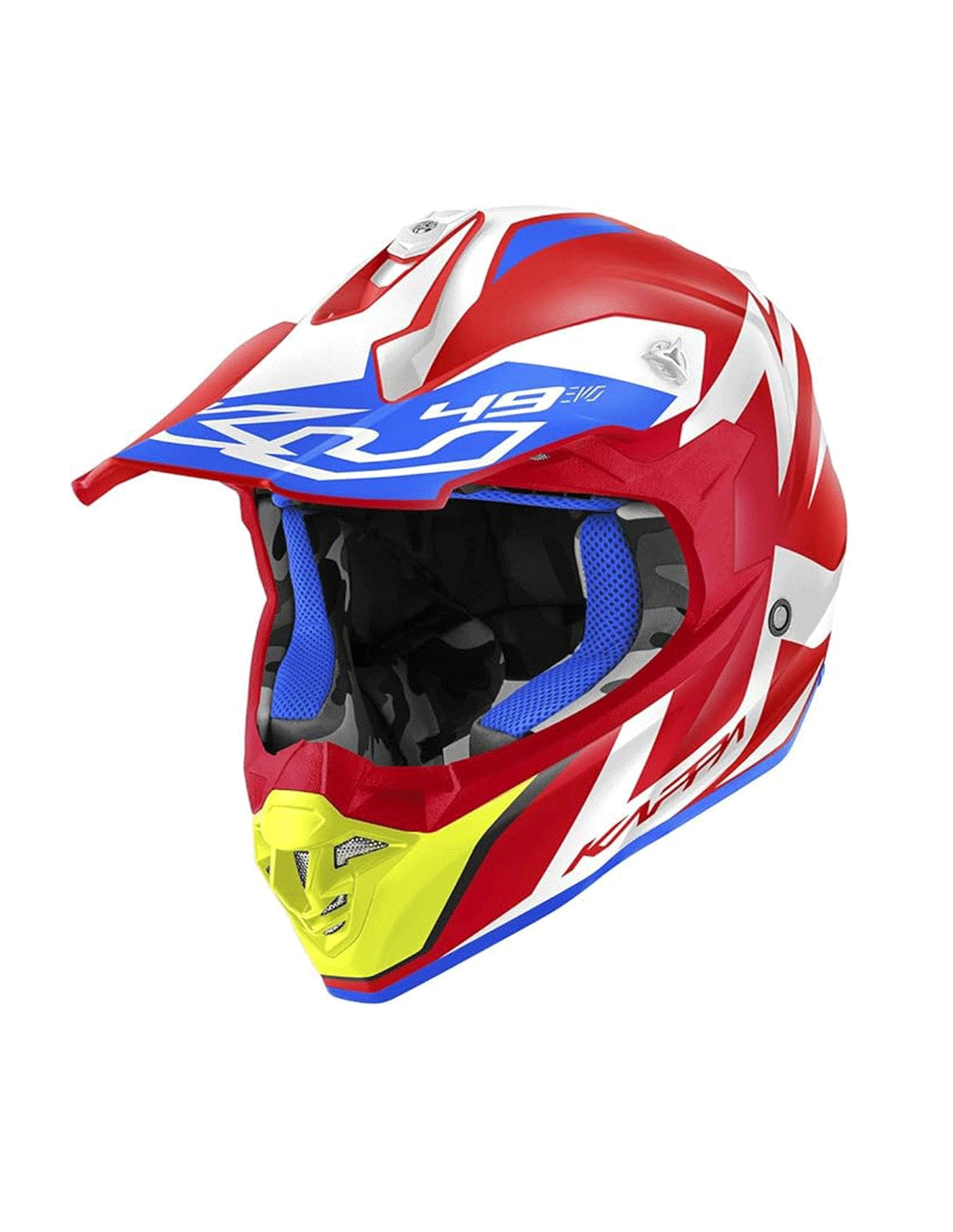 KAPPA - CASCO FULL KV49/CROSSD/GREAT ROJO-BR/BLANCO – 1 – Maximomoto PT