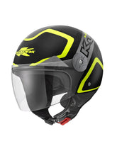 KAPPA - CASCO DJET KV40 HAWAII SHAPES NEGRO GRIS YELLOW – Maximomoto PT