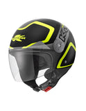 KAPPA - CASCO DJET KV40 HAWAII SHAPES NEGRO GRIS YELLOW