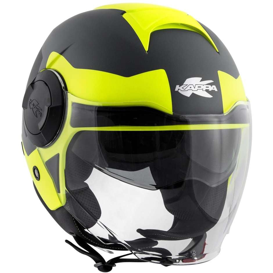 KAPPA - CASCO JET KV37/EVOD/STYLE NEGRO-MT/TITANI/YELLOW – 2 – Maximomoto PT