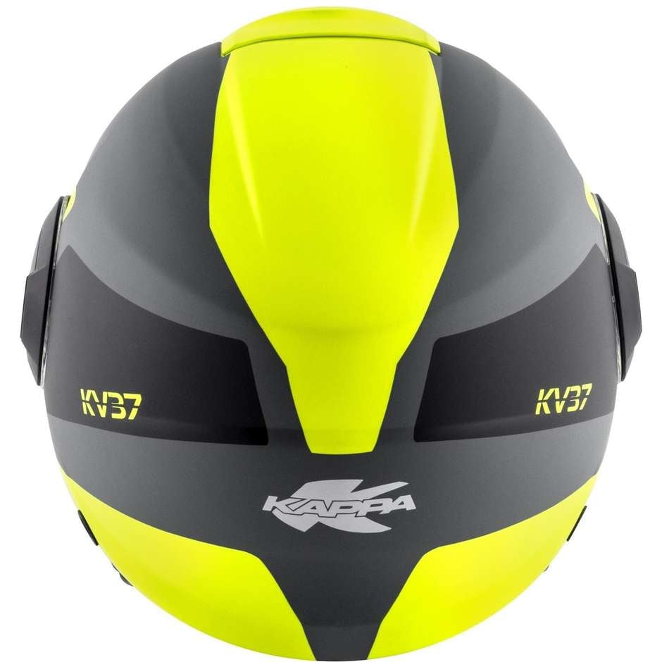 KAPPA - CASCO JET KV37/EVOD/STYLE NEGRO-MT/TITANI/YELLOW – 5 – Maximomoto PT