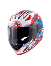 KAPPA - CASCO FULL KV38/HOUSTON.D/SPRAY BLANCO/ROJO – Maximomoto PT
