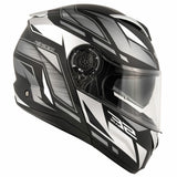 KAPPA - CASCO MOD KV32/ORLANDO.P/J.D/STRONG NEGRO-MT/PLATA