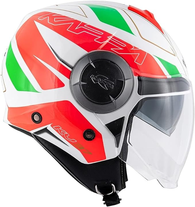 KAPPA - CASCO JET KV37/OREGON.D/READY BLANCO-BR/RED/VERDE – 2 – Maximomoto PT