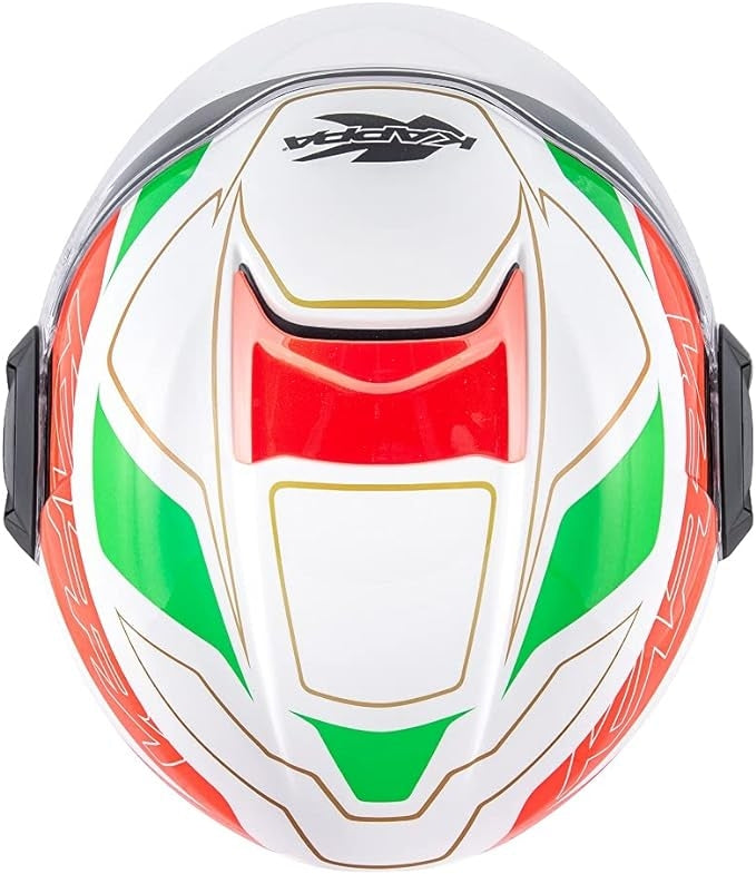 KAPPA - CASCO JET KV37/OREGON.D/READY BLANCO-BR/RED/VERDE – 3 – Maximomoto PT