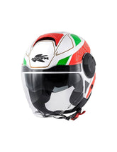 KAPPA - CASCO JET KV37/OREGON.D/READY BLANCO-BR/RED/VERDE – Maximomoto PT