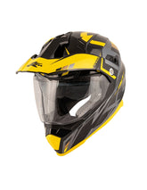 KAPPA - CASCO FULL KV30/EVO O/PLD/GRAYER NEGRO/TITANIO/YELLOW – Maximomoto PT