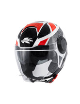 KAPPA - CASCO JET KV37/OREGON.D/READY BLANCO-BR/TITANI/ROJO – Maximomoto PT