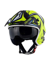 KAPPA - CASCO JET KV45/TRIALD/GEMINI NEGRO/YELLOW – Maximomoto PT