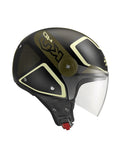 KAPPA - CASCO DJET KV40/HAWAII.D/SHAPES NEGRO VERDE