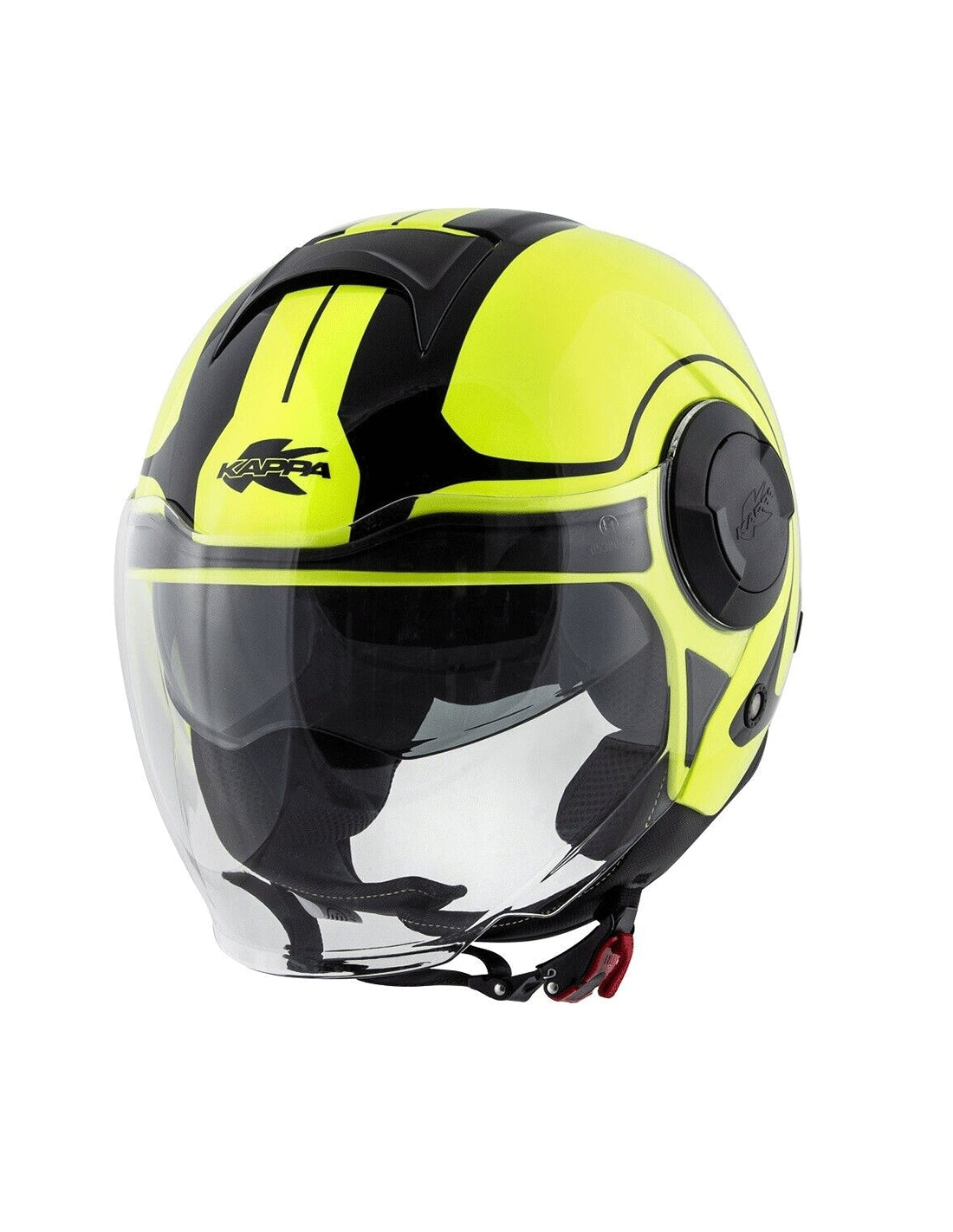 KAPPA - CASCO JET KV37/EVOD/STYLE NEGRO-MT/TITANI/YELLOW – 1 – Maximomoto PT