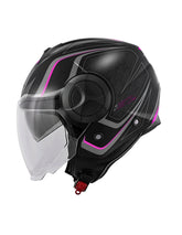 KAPPA - CASCO JET KV37/EVOD/SHARP-LADY BLACK-MT/PINK – Maximomoto PT