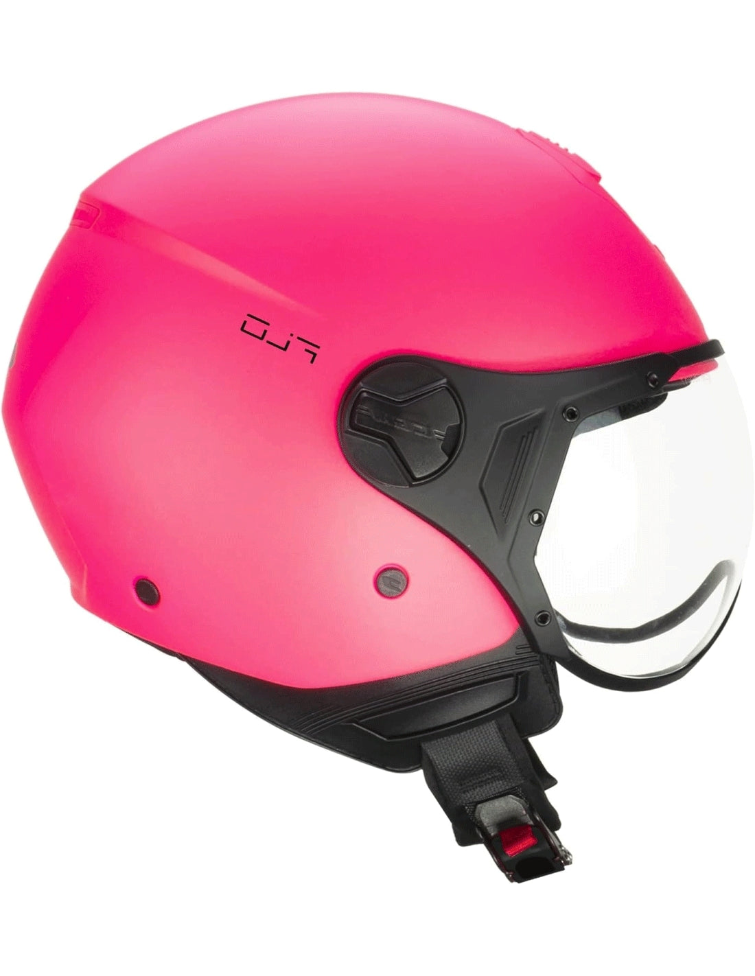 CGM 167A FLO MONO Scooter Jet Neon Pink Matte Shape Shell – 3 – Maximomoto PT