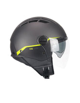 CGM 116G AIR BICO Jet Casco Scooter Grafito Amarillo Fluo – Maximomoto PT