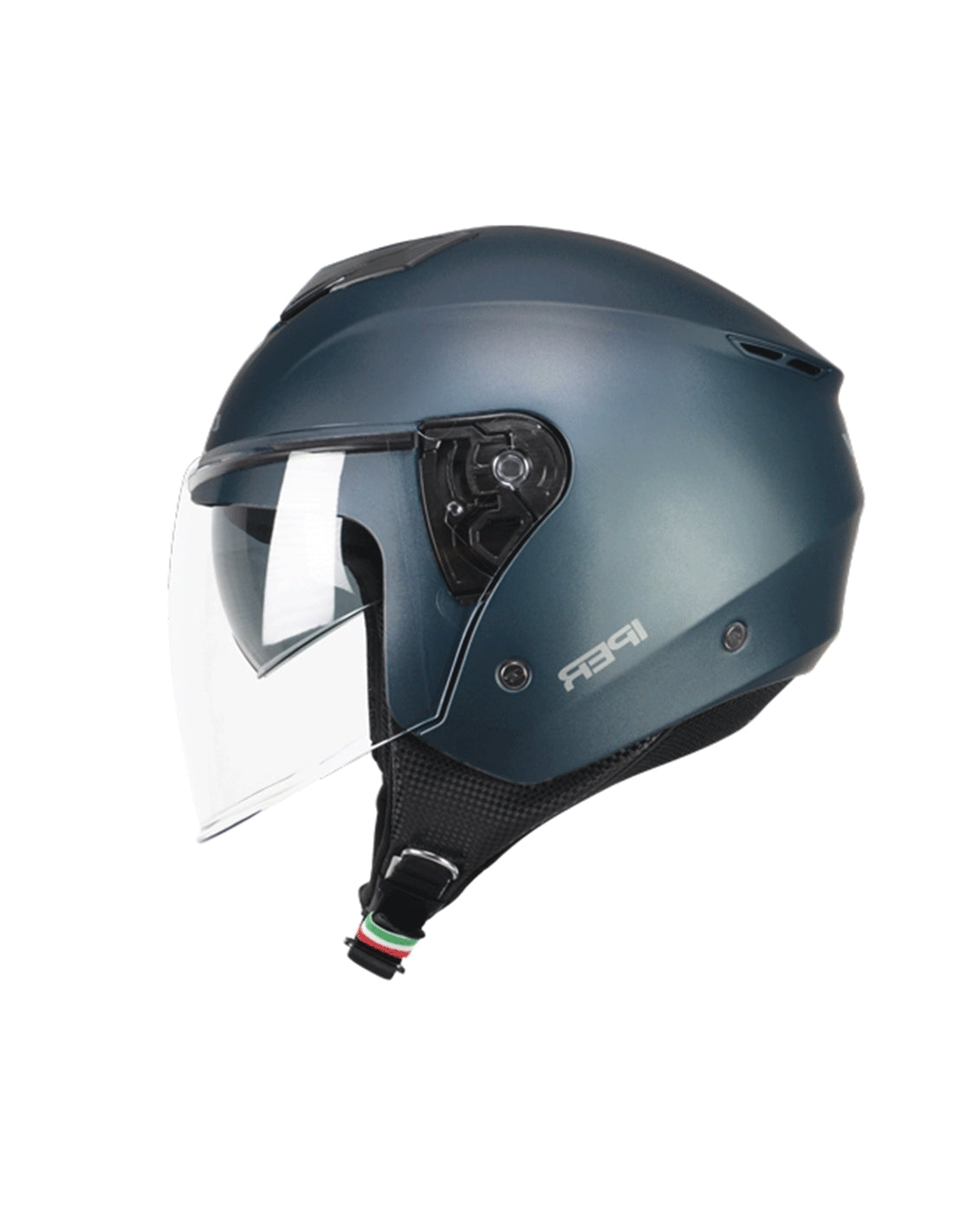 CGM 126A IPER MONO Satinado Petróleo Casco Jet – 2 – Maximomoto PT