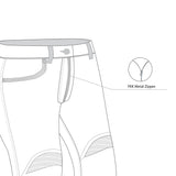 BELA BOSTON WAX Jeans Moto Calcas Preto