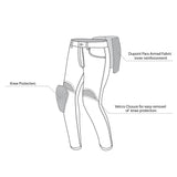 BELA BOSTON Jeans CE Moto Calcas Escuro Cinza