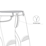 BELA BOSTON Jeans CE Moto Calcas Escuro Cinza