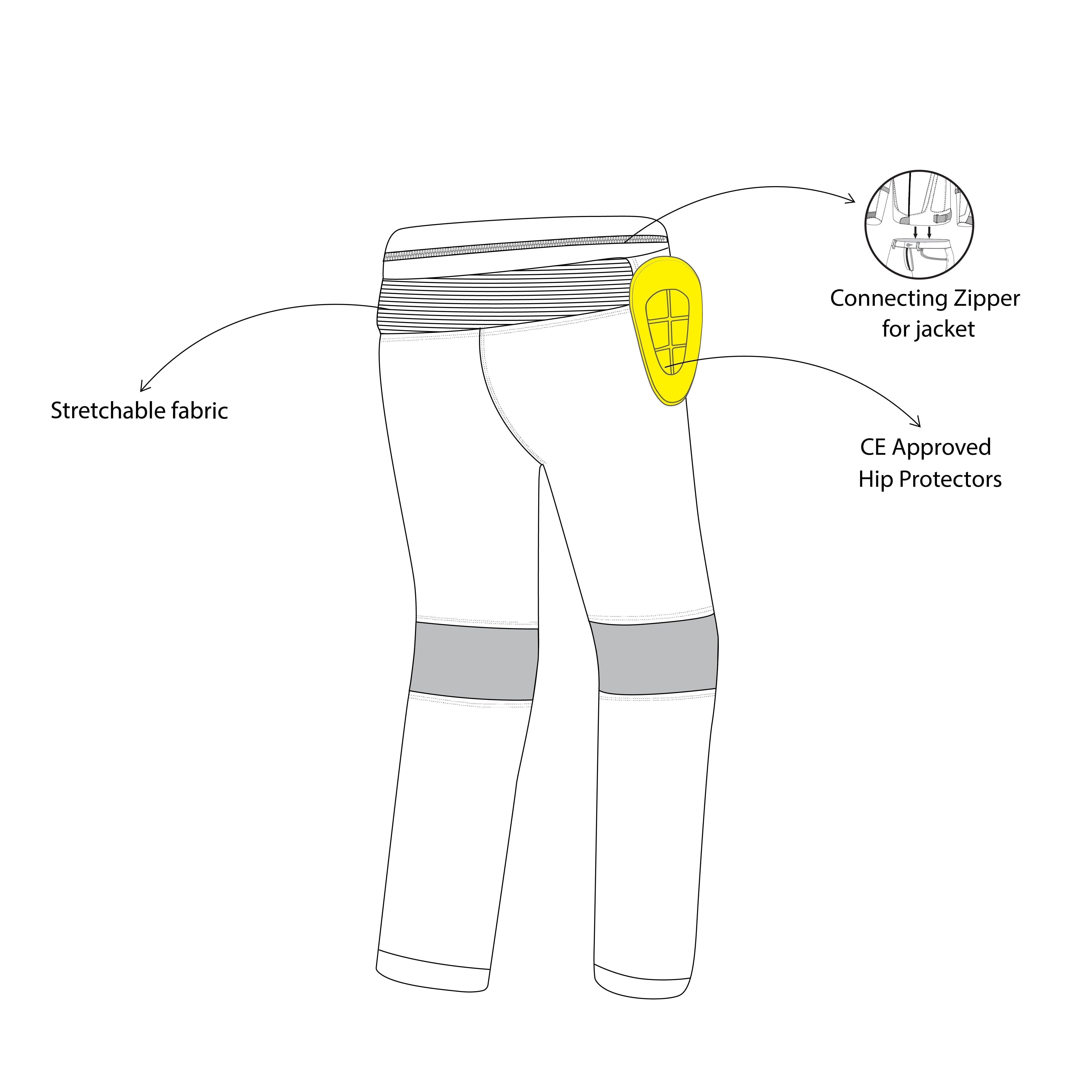 BELA CROSSROAD Extreme WP Moto Textile Calcas