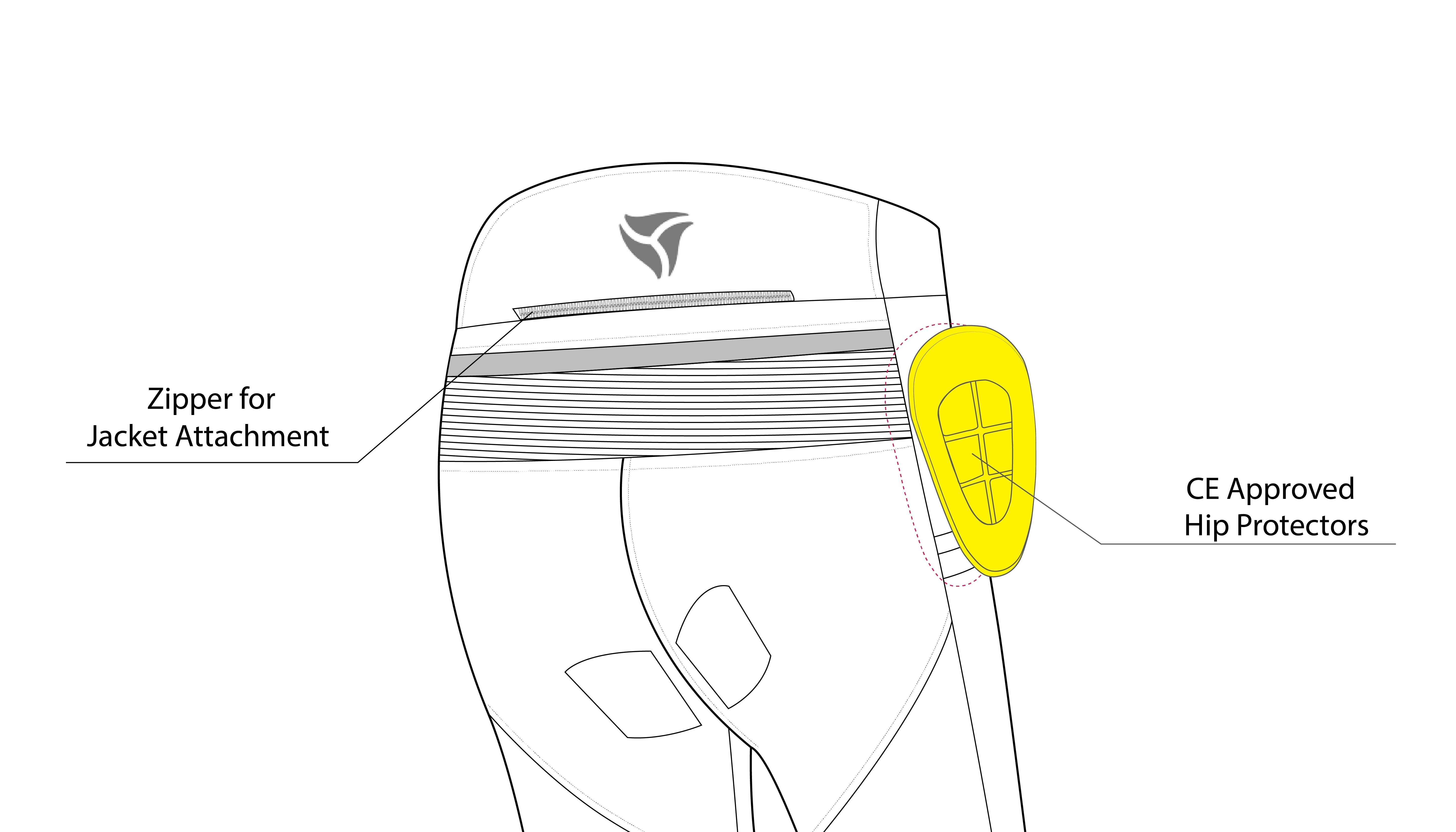 R-TECH SPIRAL Touring Motorcycle Textile Pants Ice – 8 – Maximomoto PT