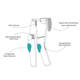 BELA STROKE (MXD-406) Jeans Moto Calcas Azul Sujo