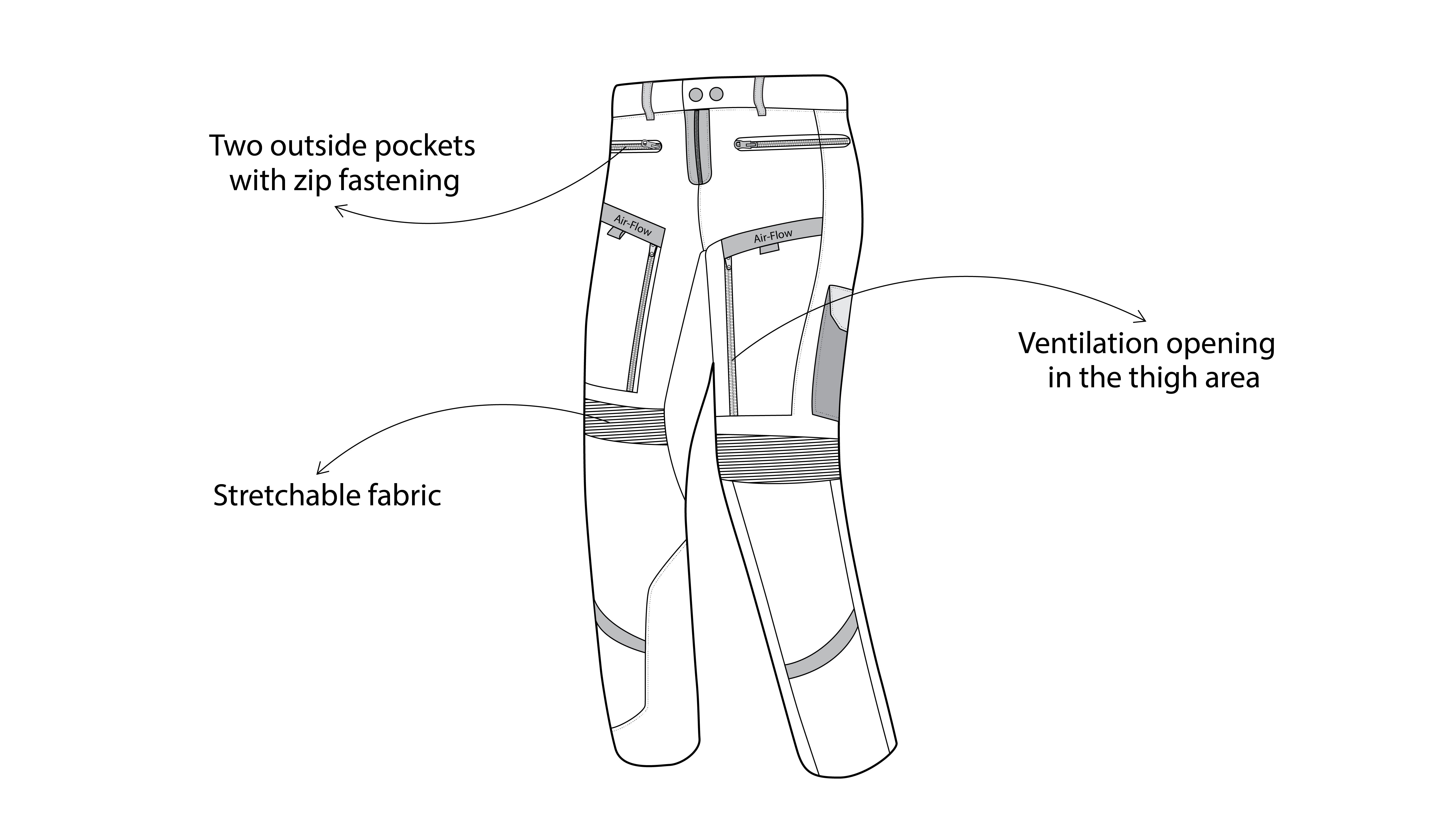 BELA TRANSFORMER têxtil moto Calças Amarelo Fluor Preto